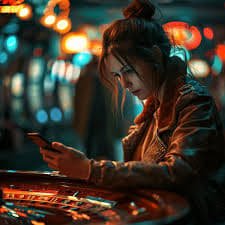 Antarmuka aplikasi mobile hopscotch dengan menu sportsbook, live dealer, dan slot